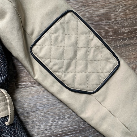 Sam Edelman Tan & Gray Trench Coat S - Picture 6 of 10